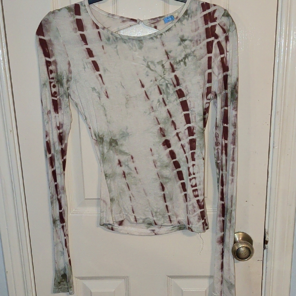 Ruve Tie-Dye Open-Back Top